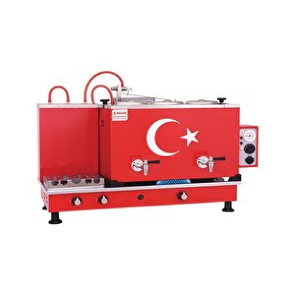 Meşale İkonik Turbo Full Otomatik Bayrak Desen 4 Demlikli Çay Kazanı Mutfak Gereçleri Fiyatı