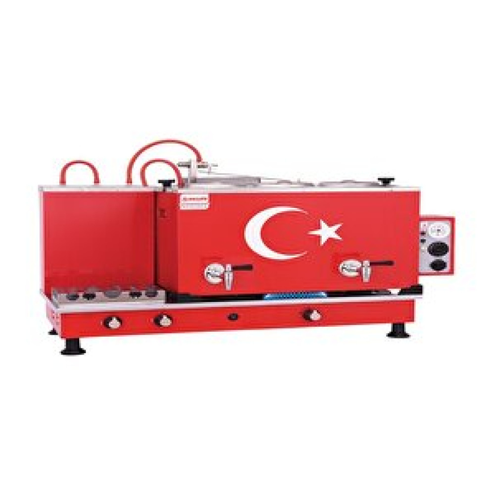 Meşale İkonik Turbo Full Otomatik Bayrak Desen 6 Demlikli Çay Kazanı Mutfak Gereçleri Fiyatı