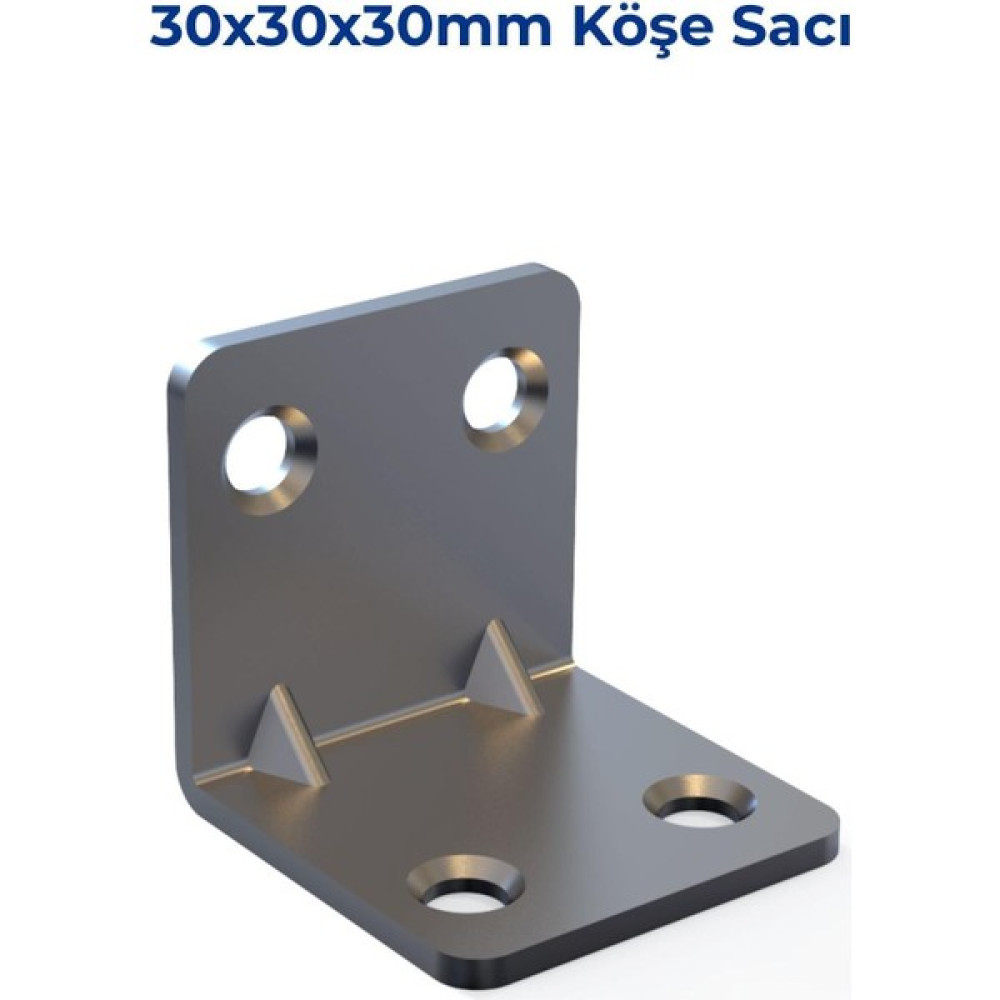 Mesan Köşe Sacı 2mm 30X30X30MM Çinko - yok Nalburiye & Hırdavat Fiyatı