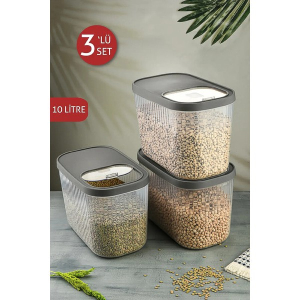 Mesapa Home 3 Adet Multibox Kolay Açılır Kayar Kapak Çok Amaçlı Erzak Kabı Patates Soğan Bakliyat Saklama Kabı 10 Lt. Saklama Kapları Fiyatı