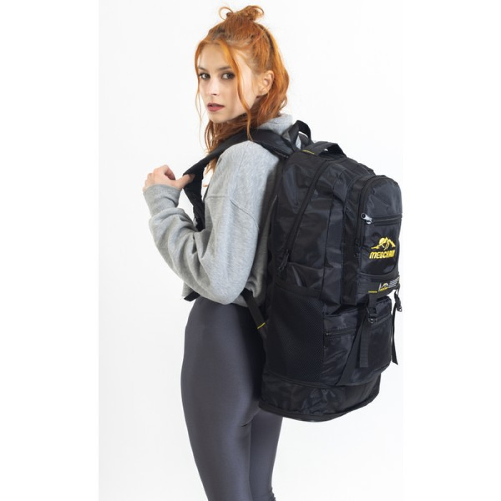 Meschain 55+10 Litre Körüklü Dağcı Sırt Çantası Su Geçirmez Çok Gözlü Okul Kampçı Seyahat Dağcı Outdoor Sırt Çantası Sırt Çantası (Outdoor) Fiyatı