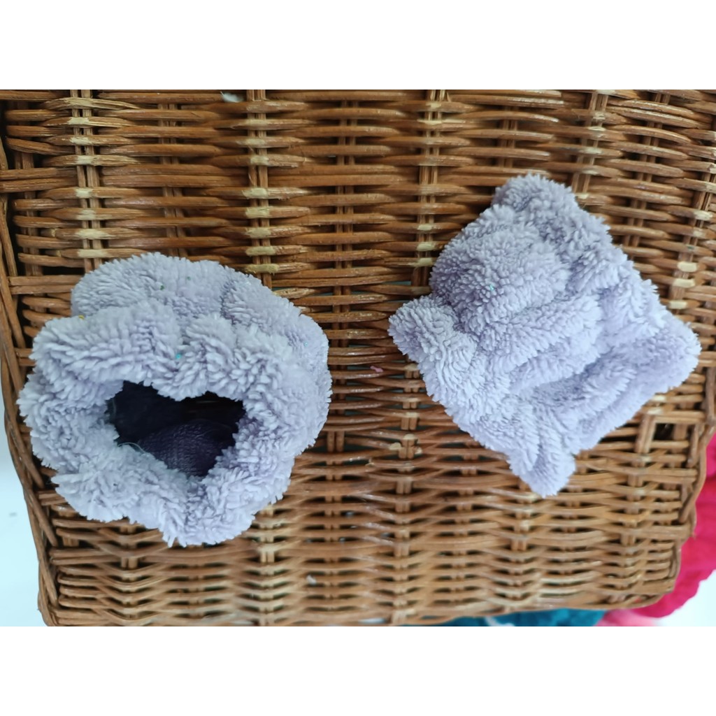 Meşeli Tekstil 2 Adet Süper Soft Havlu Bilek Yıkama Bandı Sporcu Spa Bileklik - Açık Mavi El / Yüz Havlusu Fiyatı