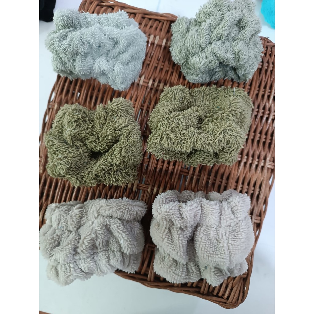 Meşeli Tekstil 2 Adet Süper Soft Havlu Bilek Yıkama Bandı Sporcu Spa Bileklik - Gri El / Yüz Havlusu Fiyatı