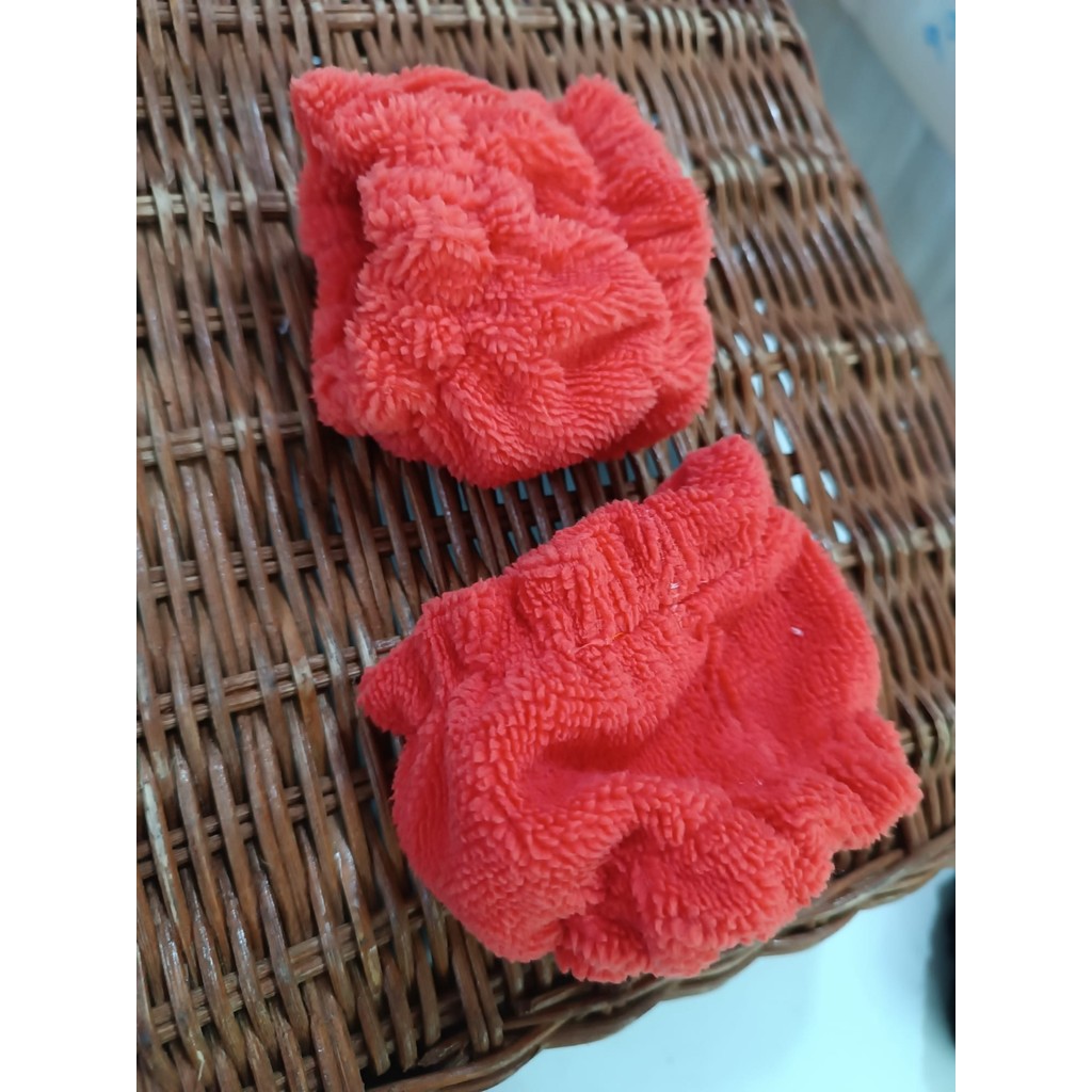 Meşeli Tekstil 2 Adet Süper Soft Havlu Bilek Yıkama Bandı Sporcu Spa Bileklik - Turuncu El / Yüz Havlusu Fiyatı