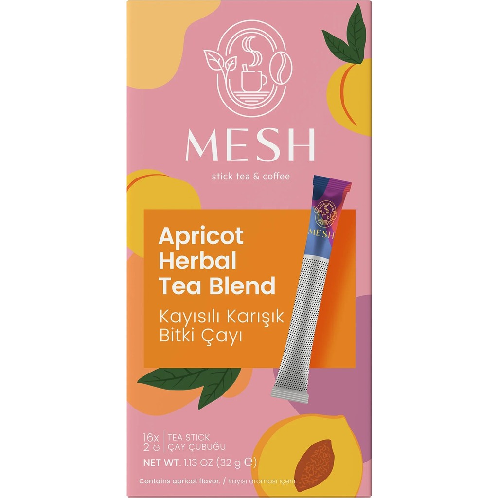 Mesh Stick Kayısı Form Bitki Çayı – Doğal, Şeker Ilavesiz, Katkısız 16'lı Diğer Fiyatı