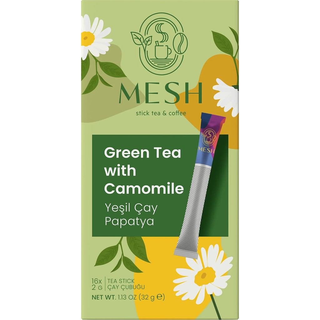 Mesh Stick Papatyalı Yeşil Çay Bitki Çayı 16'lı Diğer Fiyatı