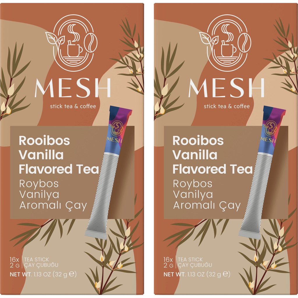 Mesh Stick Rooibos Çayı Roybos Vanilya Bitki Çayı 2 Paket Diğer Fiyatı