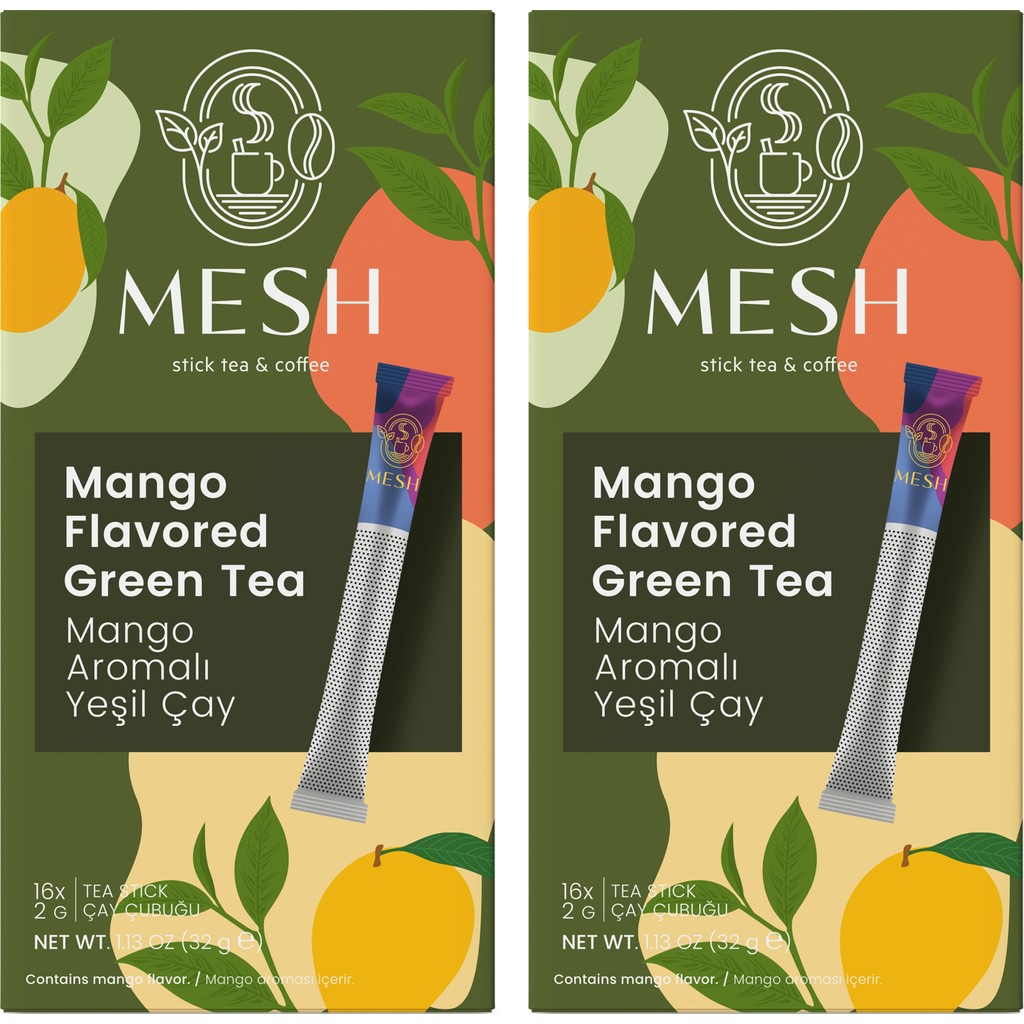 Mesh Stick Yeşil Çay Mango Bitki ve Meyve Çayı 2 Paket Birarada - Bitki Çayı Diğer Fiyatı