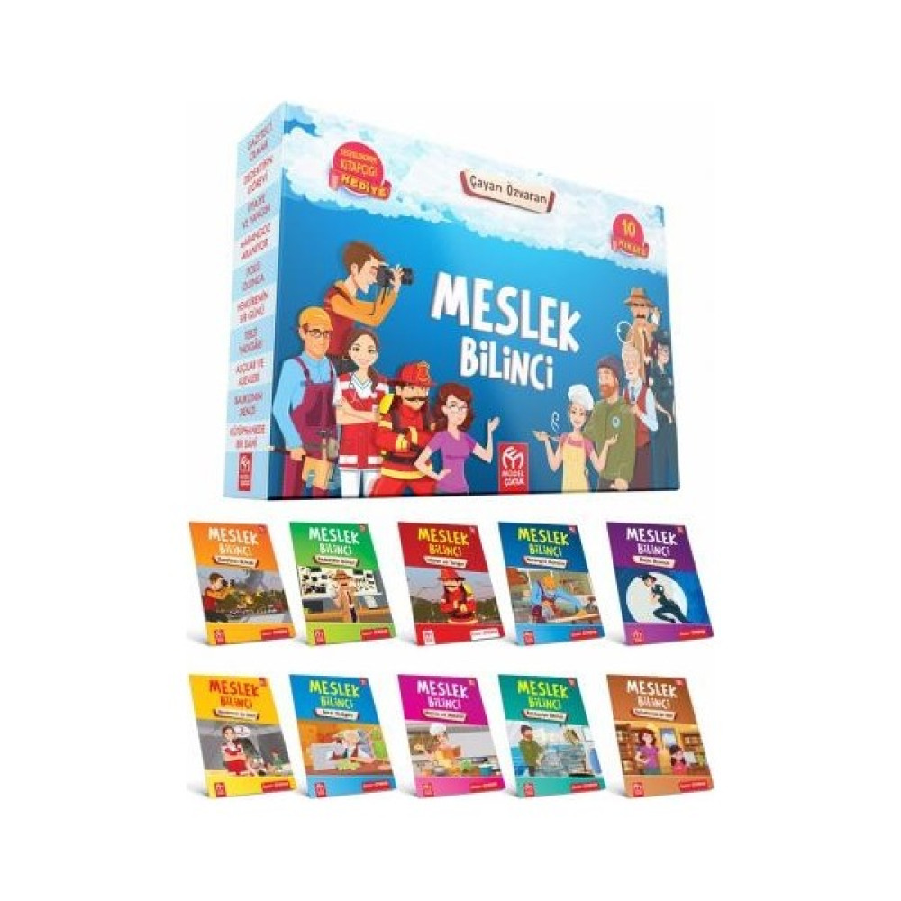 Meslek Bilinci Hikaye Seti (10 Hikaye Kitabı + Değerlendirme Kitapçığı) Çocuk Öykü Fiyatı