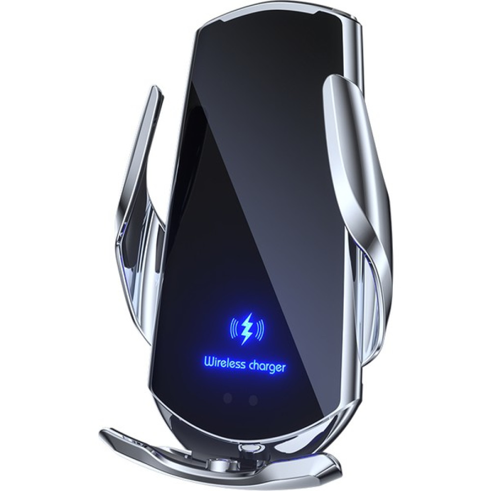 Mesro Q3 Smart Sensör Car Wireless Charger Araç Telefon Şarjlı ve Tutucu Otomatik Akıllı Kızılötesi Sensör - Gümüş Cep Telefonu Tutucu Fiyatı