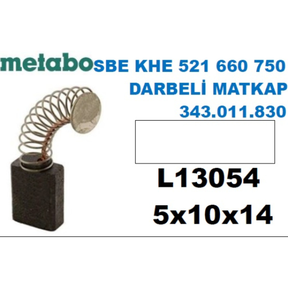 Metabo Sbe Khe 521 660 750 Darbelı Matkap 343.011.830 Komur Firca Seti 5X10x14 Matkaplar Fiyatı