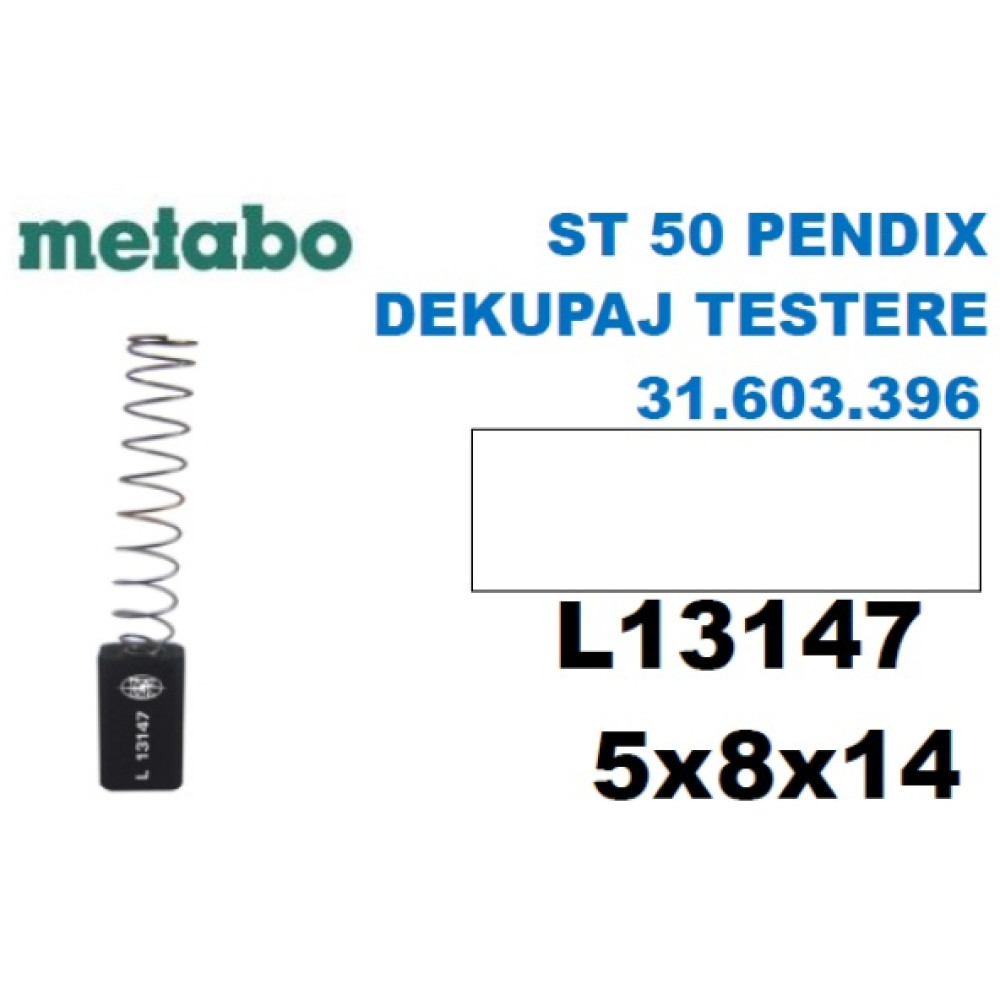 Metabo St 50 Pendıx Dekupaj Testere 31.603.396 Komur Firca Seti 5X8x14 Dekupaj Testere Fiyatı