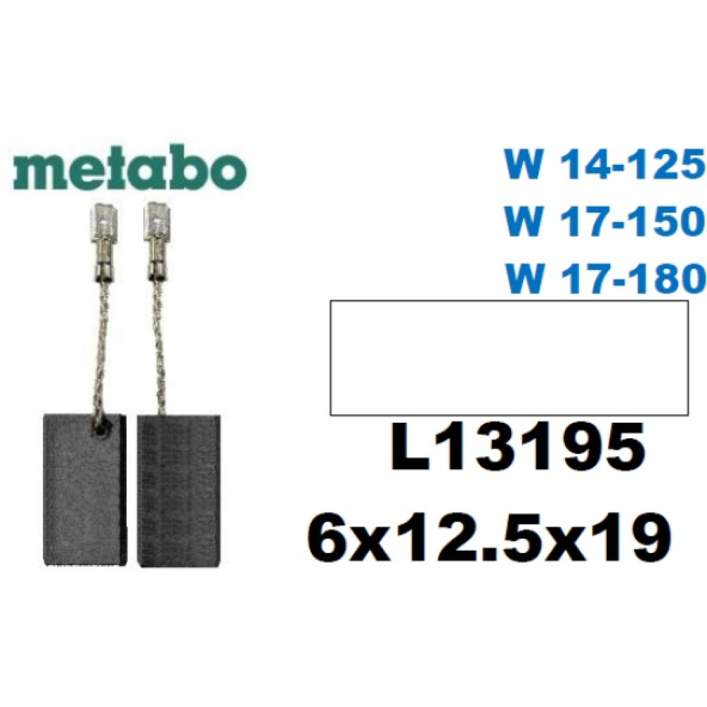 Metabo W 14 125 W 17 150 W 17 180 Komur Firca Seti 6X12,5X19 Taşlama Makinesi Fiyatı