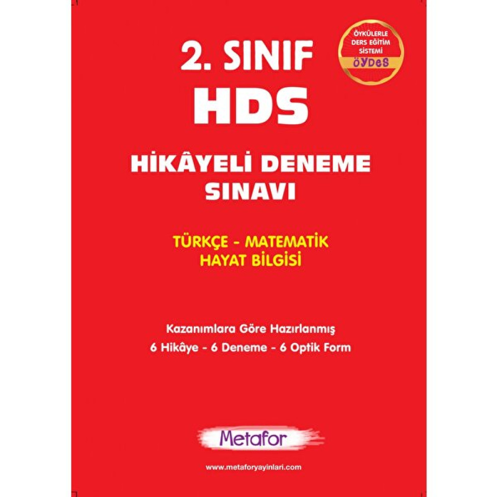 Metafor Yayıncılık Metafor 2. Sınıf Hikayeli Deneme Sınavı 6’lı (Hds) Kaynak Kitapları Fiyatı