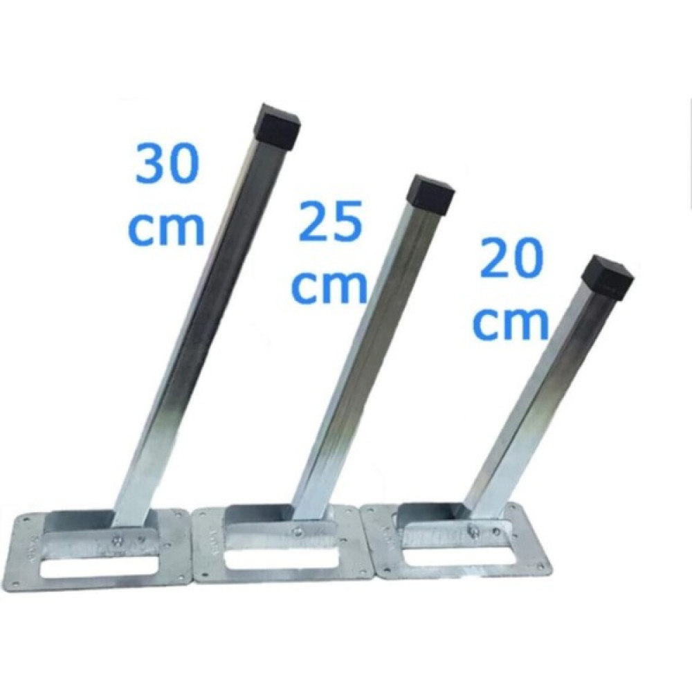 Metal 4 Adet Katlanabilir Sofra Ayağı - Masa Ayağı - Sini Ayağı 25 cm (+Vidaları) Nalburiye & Hırdavat Fiyatı