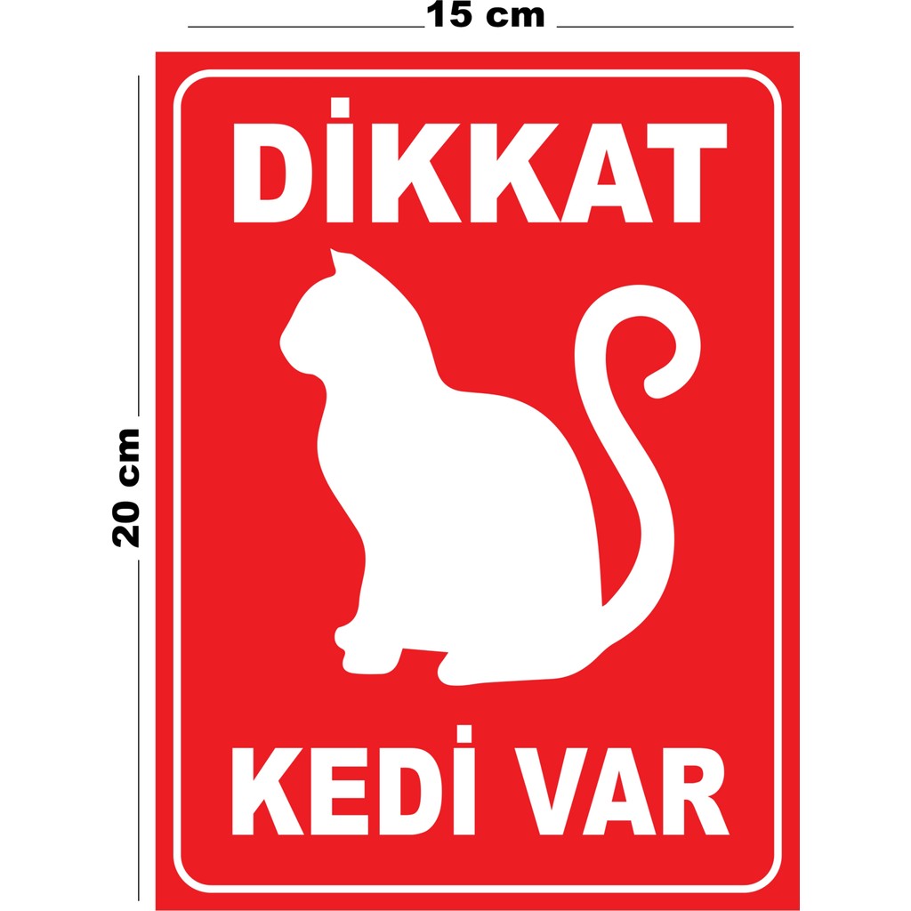 Metal Dikkat Kedi Var 15CM x 20CM Uyarı Levhası Yönlendirme Tabelası - 15 cm x 20 cm SSD / Solid State Drive Fiyatı