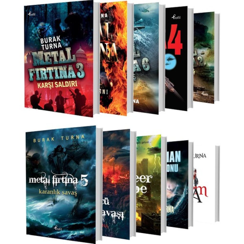 Metal Fırtına Serisi Seti (10 Kitap) - Burak Turna Macera Fiyatı