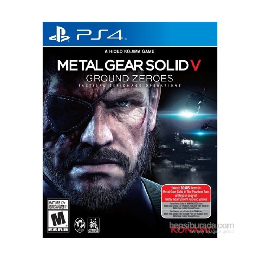 Metal Gear Solid V Ground Zeroes Ps4 PlayStation 4 PS4 Oyunları Fiyatı