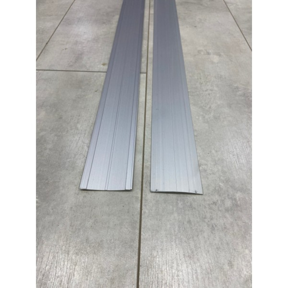 Metal Geniş Kapı Eşik Profili 5.5 cm - Parke Geçiş Profili 89 cm - Gümüş Gri Eşik Nalburiye & Hırdavat Fiyatı