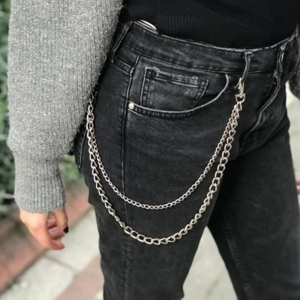 Metal Giyim Ikili Pantolon Zinciri Kadın Kemeri Fiyatı
