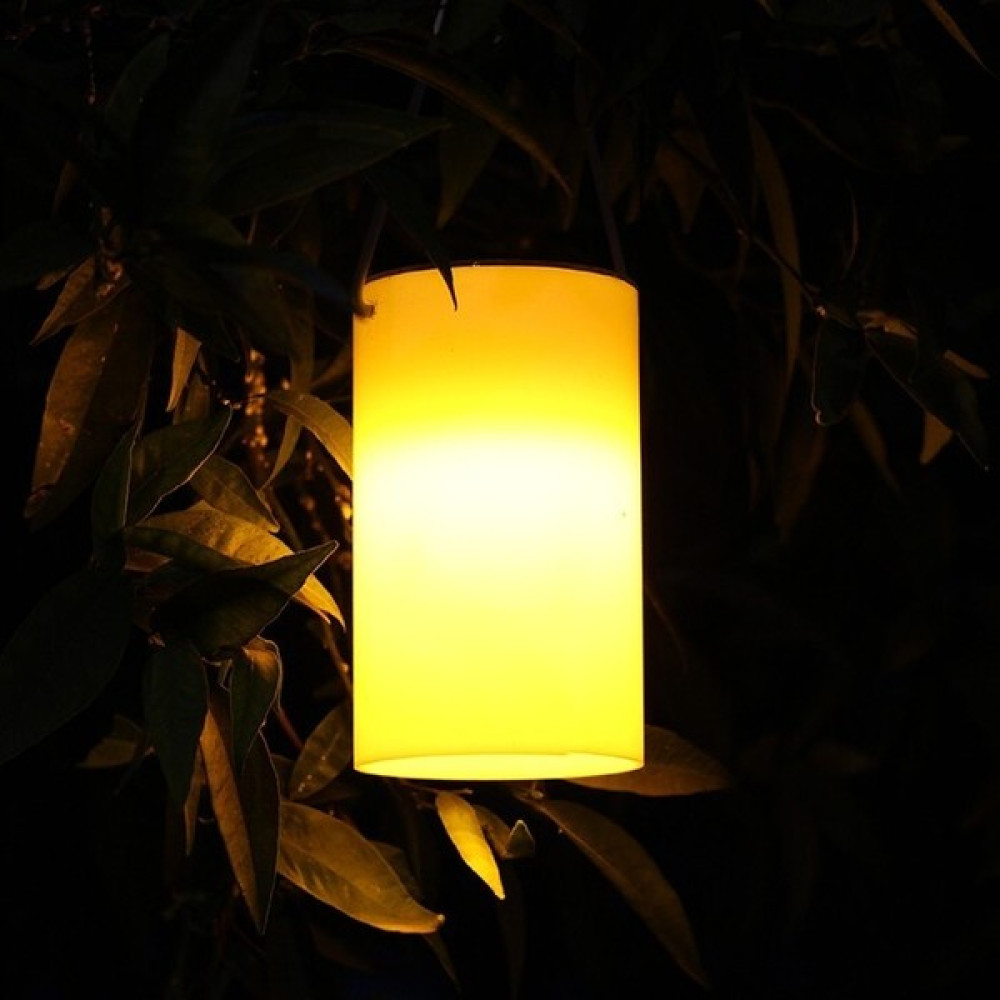 Metal Güneş Enerjili Solar Lamba Amber Masa Üstü, Ağaç Lambası, Fener Askılı Aydınlatma 9x15,5cm - Turuncu Masa Lambası Fiyatı