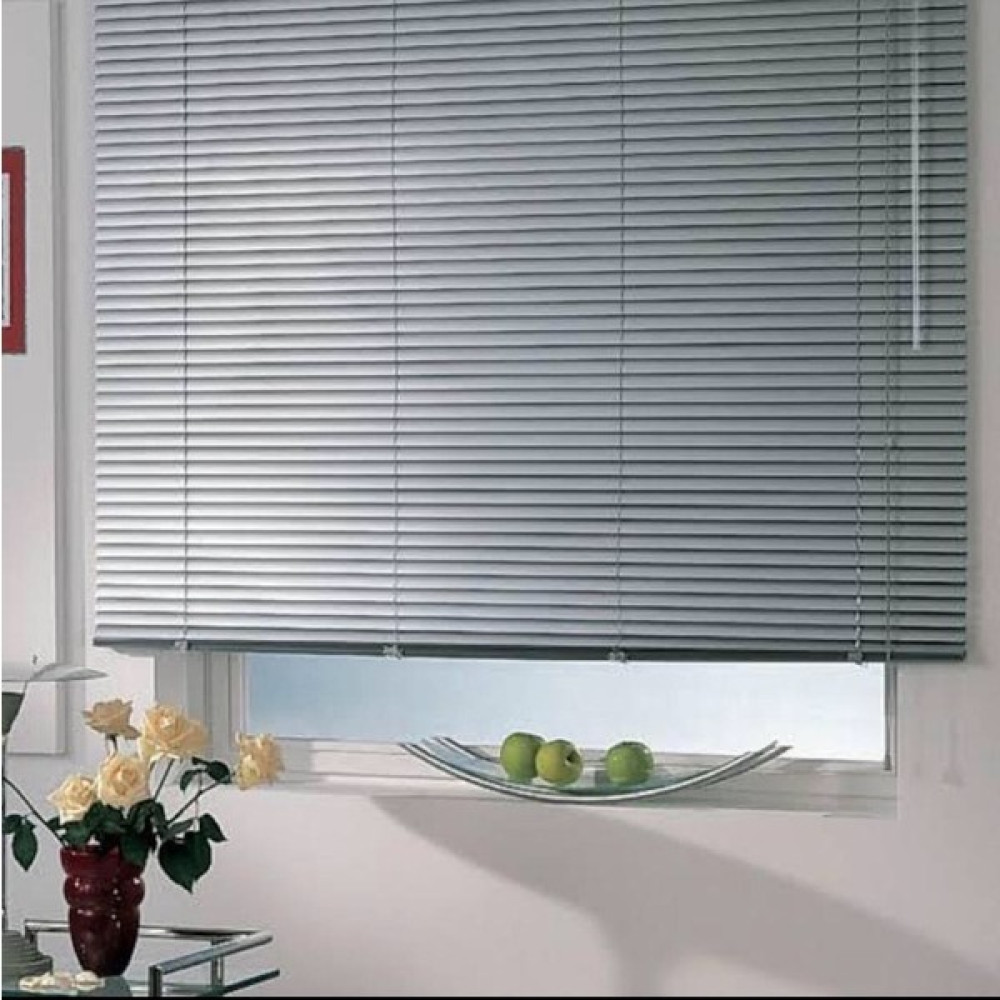 Metal Jaluzi - Açık Gri - 150 x 180 cm Jaluzi Perde Fiyatı