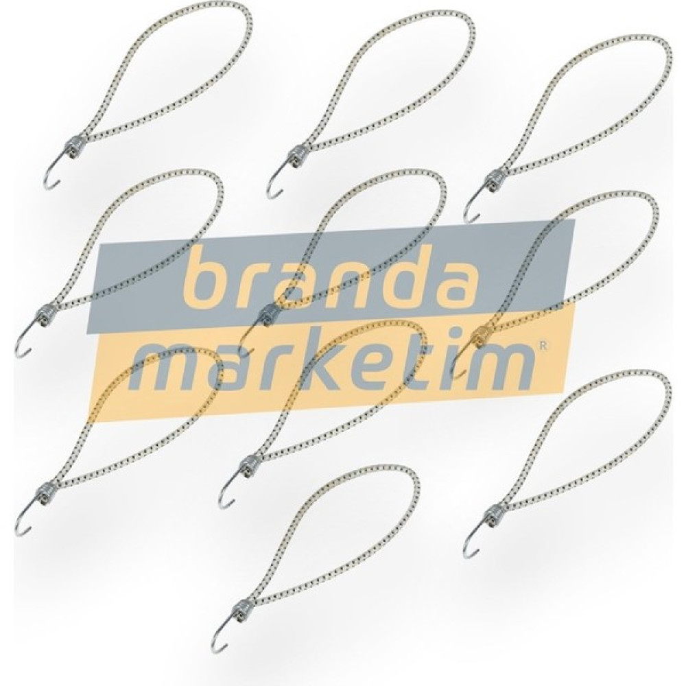 Metal Kancalı Çadır Branda Gergi Lastiği-10 Adet Çadır Fiyatı