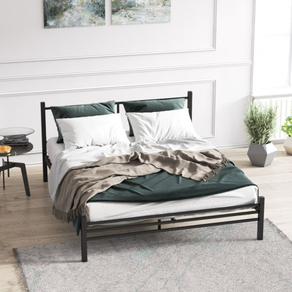 Metal Karyola, Defne Metal Karyola 140X200 Cm Siyah Renk Oda Mobilyası Takımı Fiyatı