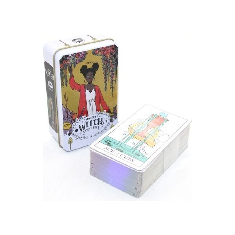 Metal Kutulu Tarot Kartı Modern Witch Oto Boyaları Fiyatı