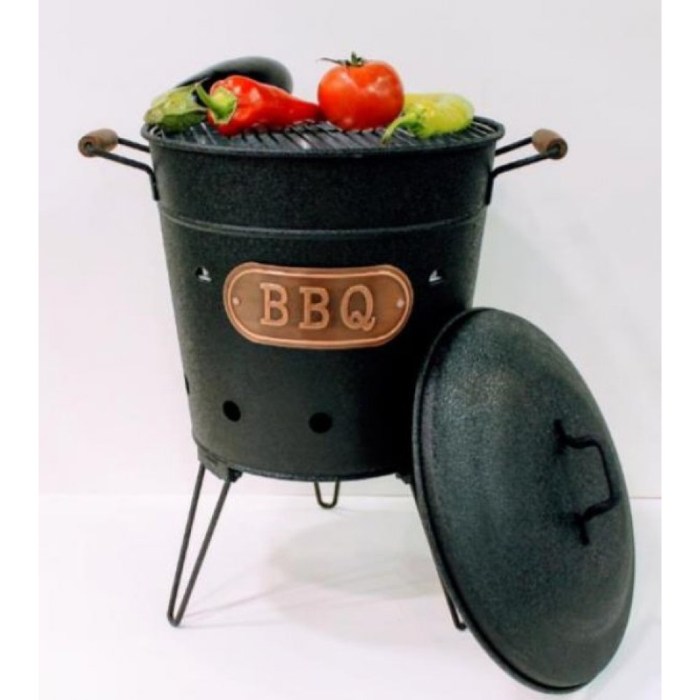 Metal Mangal Croko Sıyah Bahçe Mangalı & Barbekü Fiyatı