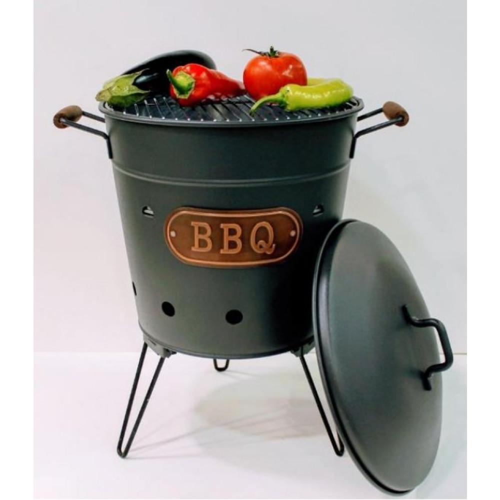 Metal Mangal Mat Sıyah Bahçe Mangalı & Barbekü Fiyatı