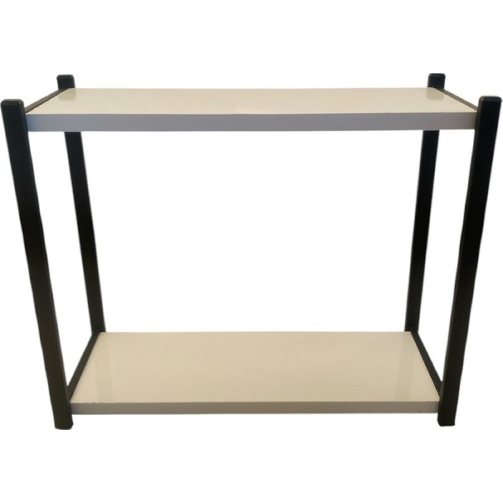 Metal Mutfak Balkon Tezgah Üstü Organizer 2 Yüksek Raflı Banyo Balkon Mutfak Düzenleyici Beyaz - 45 x 35 cm Saklama Kapları Fiyatı