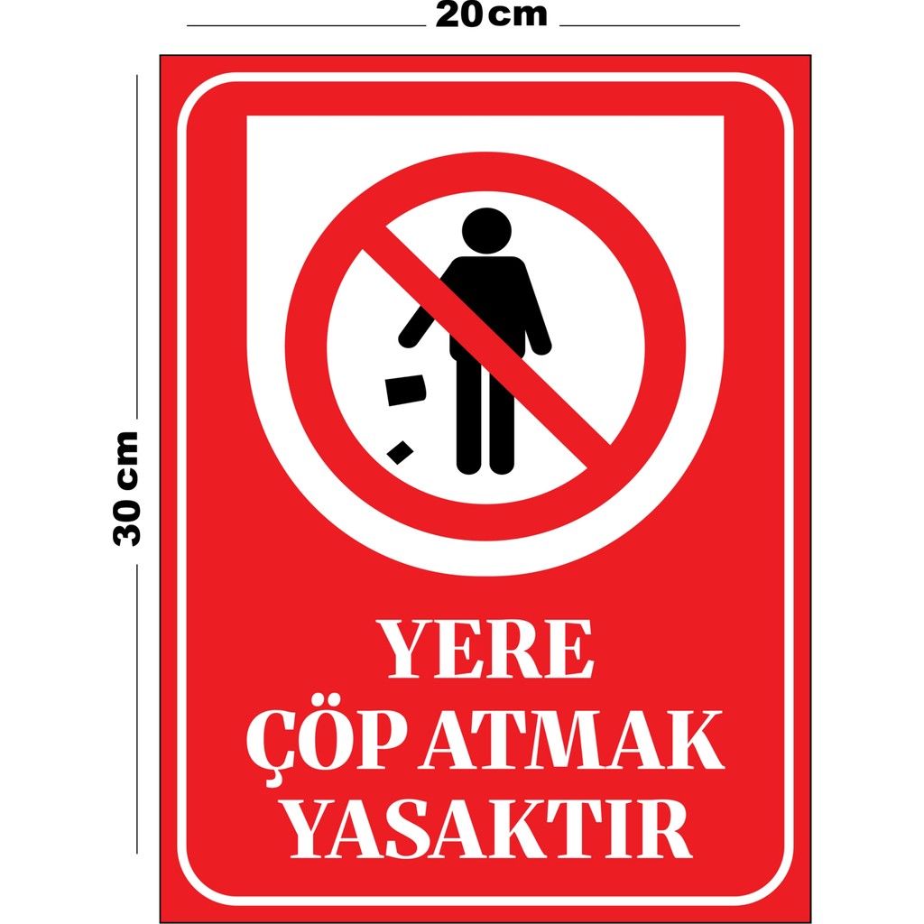 Metal Yere Çöp Atmak Yasaktır 20CM x 30CM A4 Büyüklüğünde Uyarı Levhası Yönlendirme Tabelası - 20 cm x 30 cm SSD / Solid State Drive Fiyatı
