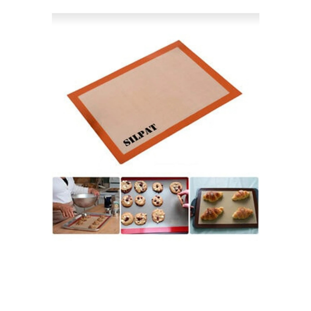 METALAY Fırınlanabilir Kendinden Yağlı Silikon Pişirme Matı-hamur Açma Matı 30x40 40X60silpat Kek Kalıpları Fiyatı