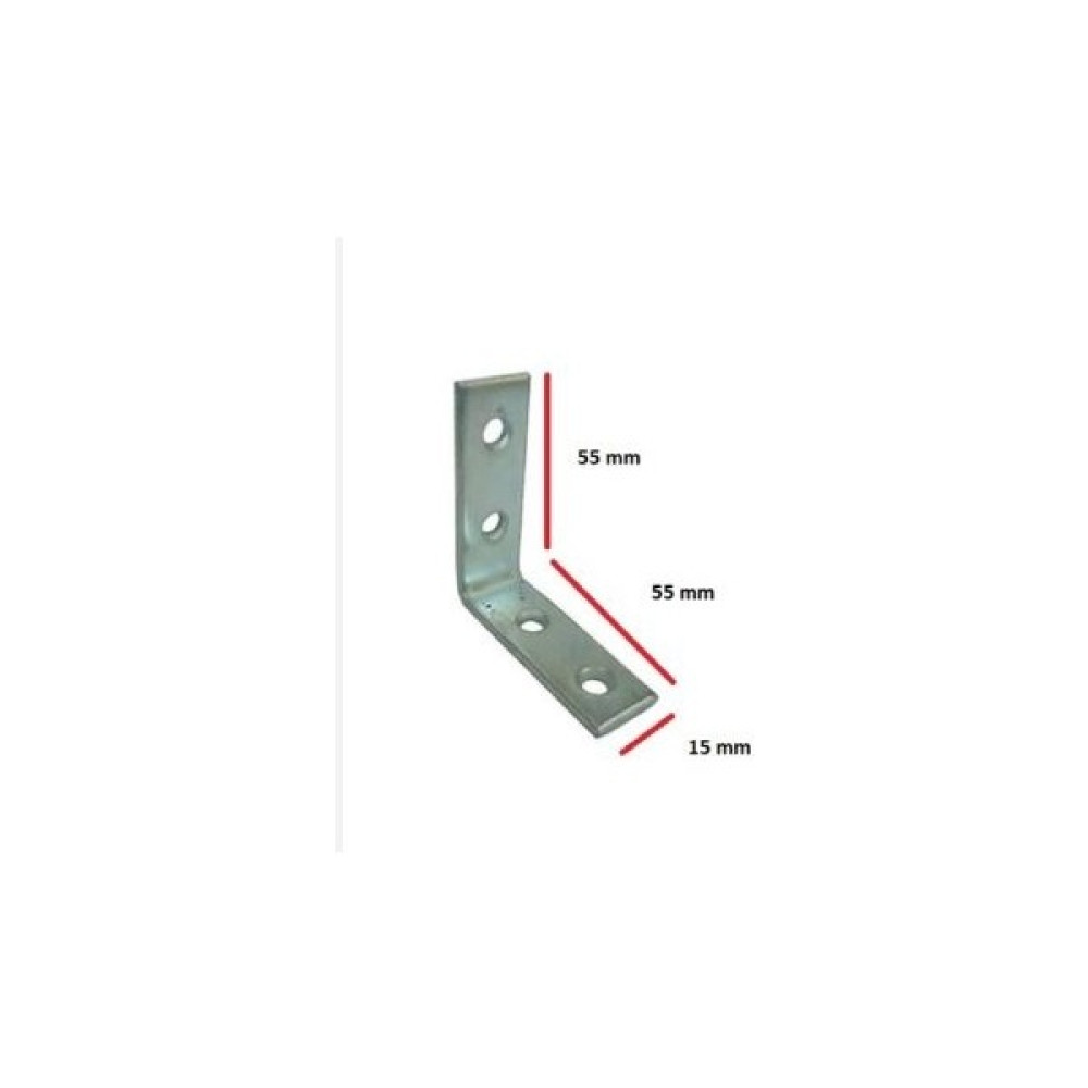 Metali 10 Adet L Demir Gönye Köşebent 15X55X55MM - Mobilya Dolap Raf Masa Çekmece Sabitleme Birleştirme Nalburiye & Hırdavat Fiyatı