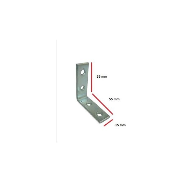 Metali 10 Adet L Demir Gönye Köşebent 15X55X55MM - Mobilya Dolap Raf Masa Çekmece Sabitleme Birleştirme Diğer Fiyatı