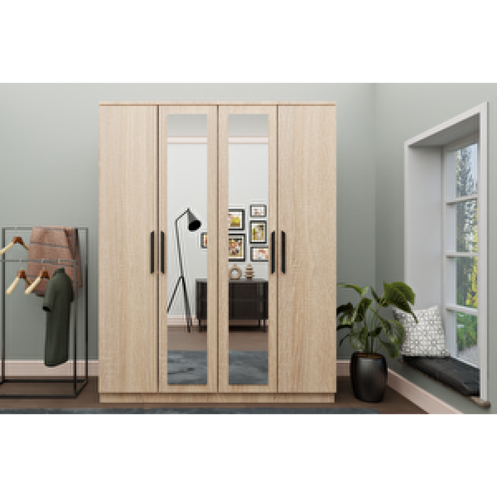 Metalia Gm 054 Hayal 4 Kapili Aynali Sonomo Gardirop Gardrop & Dolap Fiyatı