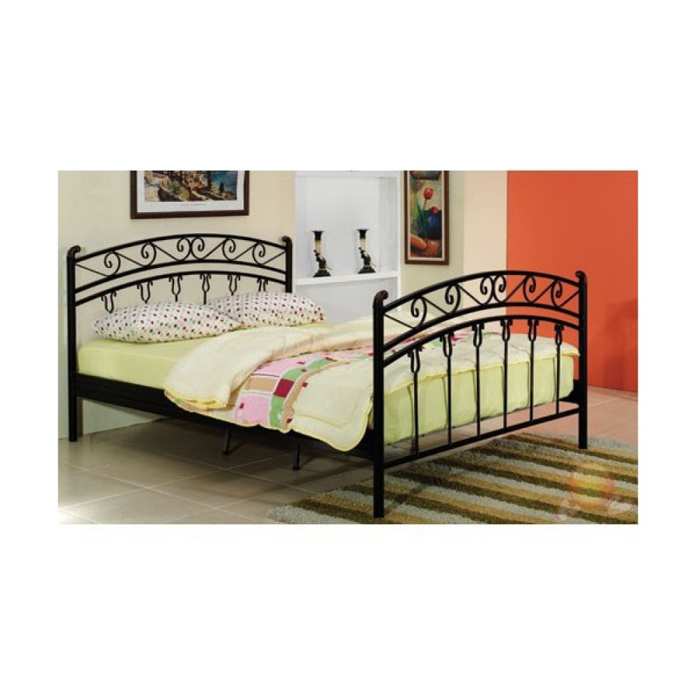 Metalia Gm 110 Aşiyan Çift Kişilik Ferforje Karyola - 160 x 200 cm - Siyah Karyola Fiyatı
