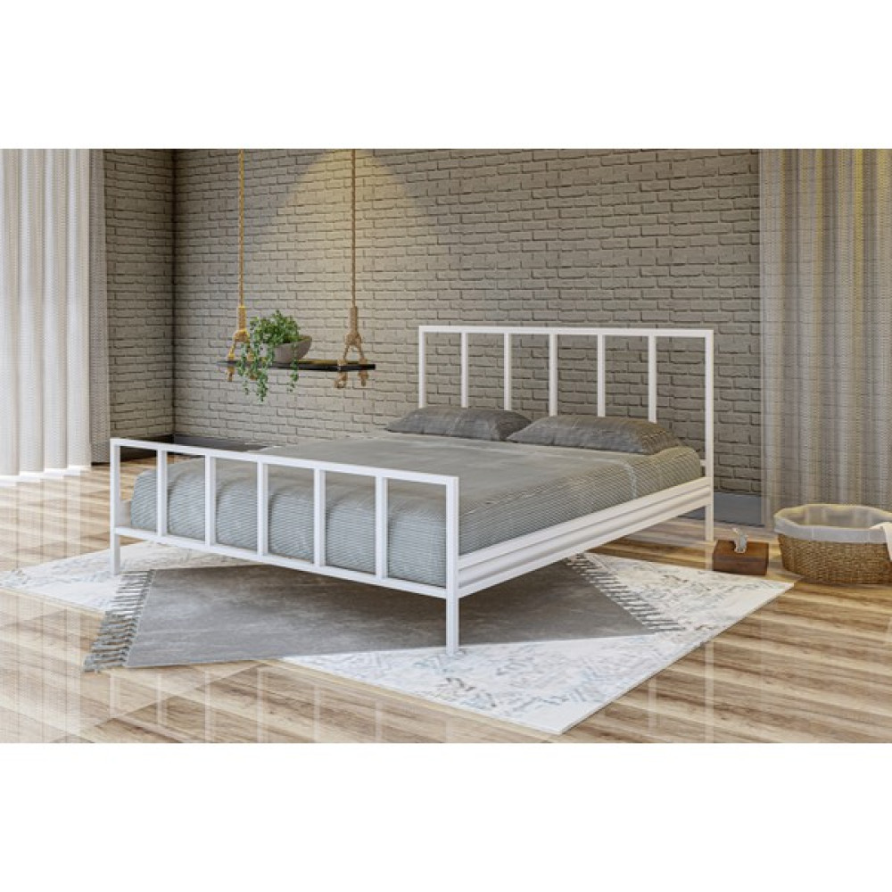 Metalia Gm 212 Vintage Çift Kişilik Metal Karyola Beyaz 150X200 - 150 x 200 cm Karyola Fiyatı