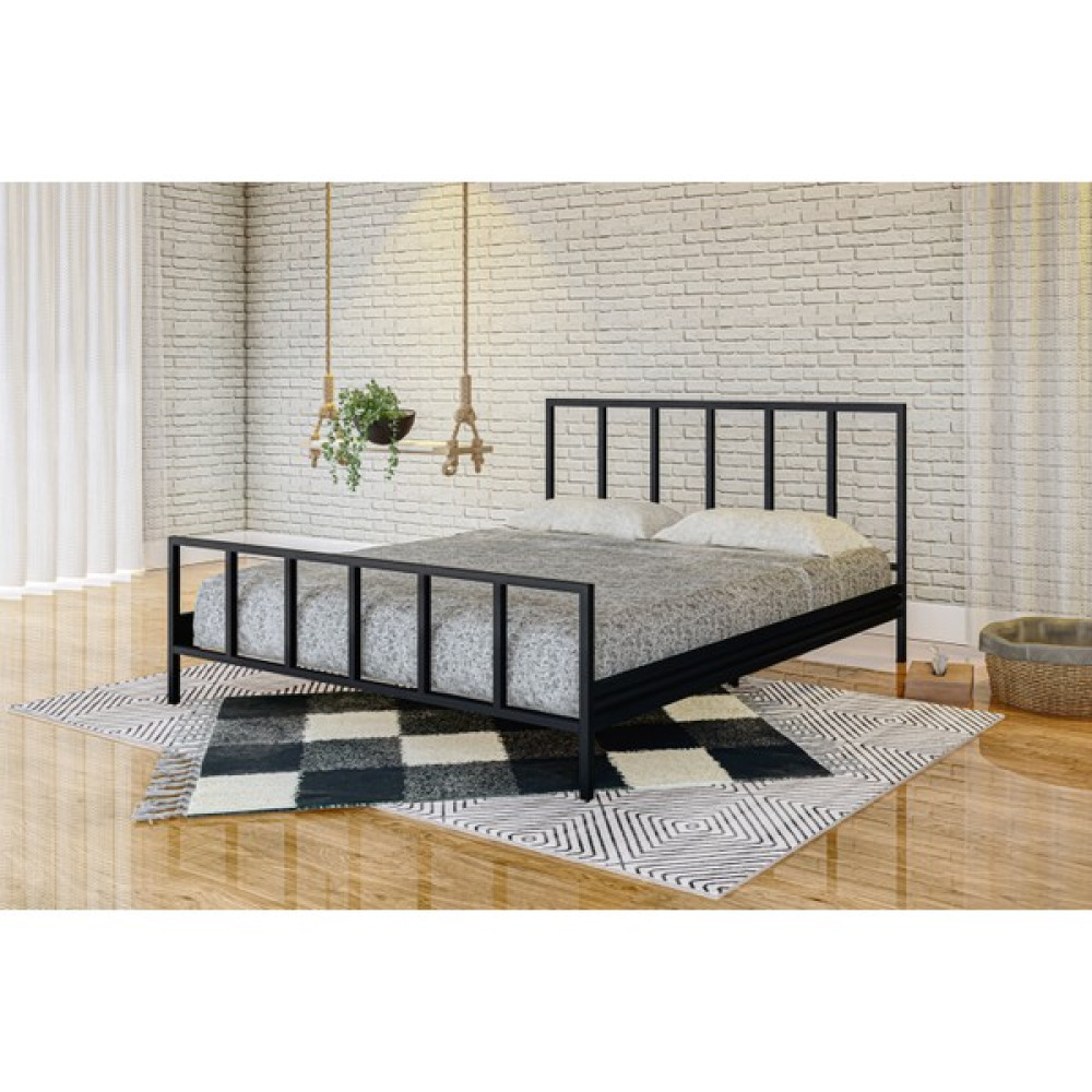 Metalia Gm 212 Vintage Çift Kişilik Metal Karyola Siyah 140X190 - 140 x 190 cm Karyola Fiyatı