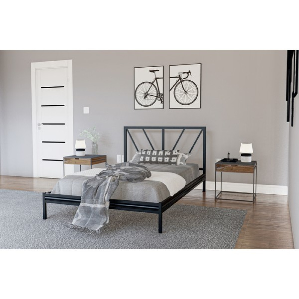 Metalia Gm 228 Gözde Siyah Dublex Tek Kişilik Karyola 90X190 - 90 x 190 cm Karyola Fiyatı
