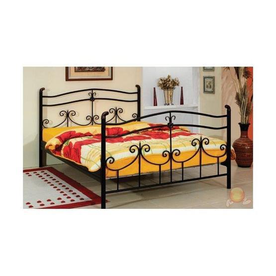 Metalia GM109 Hünkar Siyah 160x200 cm Çift Kişilik Karyola