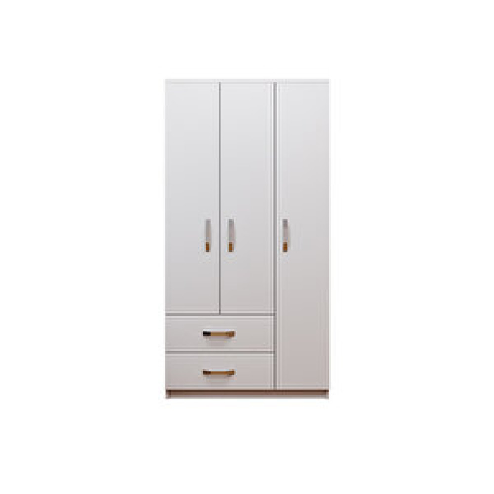 Metalia Snow 3 Kapaklı 2 Çekmeceli Gardrop Gardrop & Dolap Fiyatı