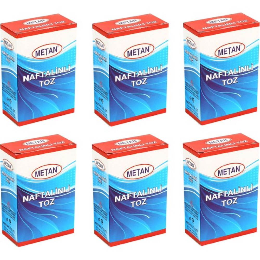 Metan Pul Naftalin Toz 6 Adet Temizlik Malzemeleri Fiyatı