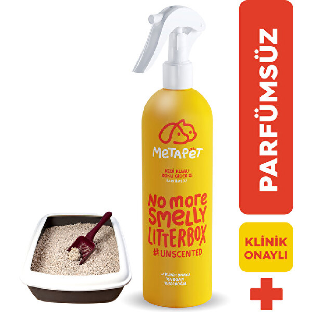 Metapet Doğal Parfümsüz Kedi Kumu Koku Giderici Sprey, Tuvalet Koku Önleyici, Doğal Ve Kokusuz/naturel Kedi Tuvaleti Için Sprey, 400 ml Evcil Hayvan Ürünleri Fiyatı