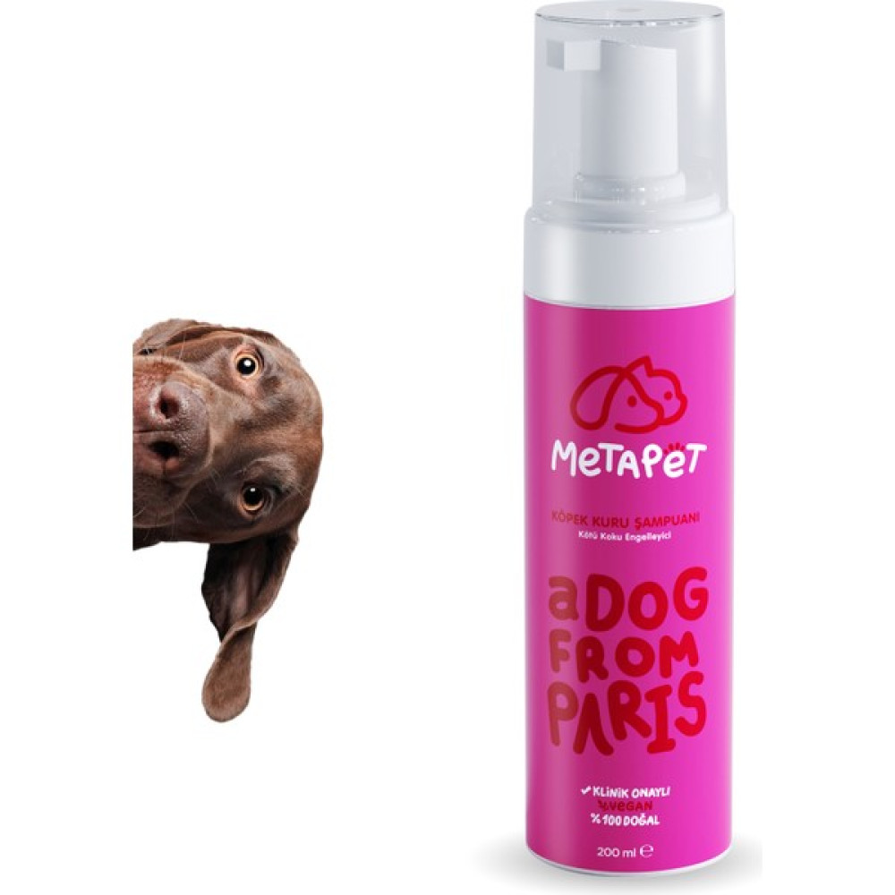 Metapet Koku Giderici Kuru Köpük Köpek Şampuanı, Doğal Ve Organik Köpek Parfümü, Yavrular Için Uygun 200 Ml Evcil Hayvan Ürünleri Fiyatı