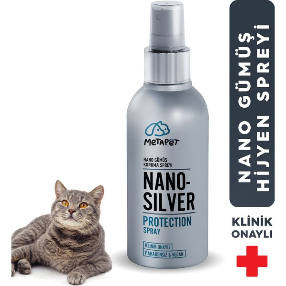 Metapet Nano Gümüş Kedi Hijyen Spreyi, Dış Parazit Bakımı Damla, Göz Kulak Ve Ağız Temizleme Solüsyonu 150 ML Evcil Hayvan Ürünleri Fiyatı
