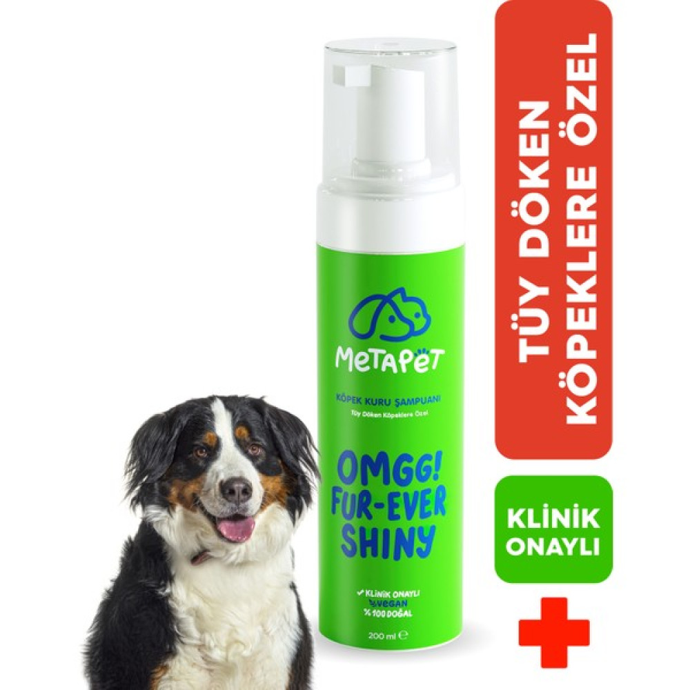Metapet Tüy Döken Köpeklere Özel Kuru Bakım Şampuanı, E Vitamini Ve Doğal Yağlar, Köpek Yıkama Köpüğü Evcil Hayvan Ürünleri Fiyatı
