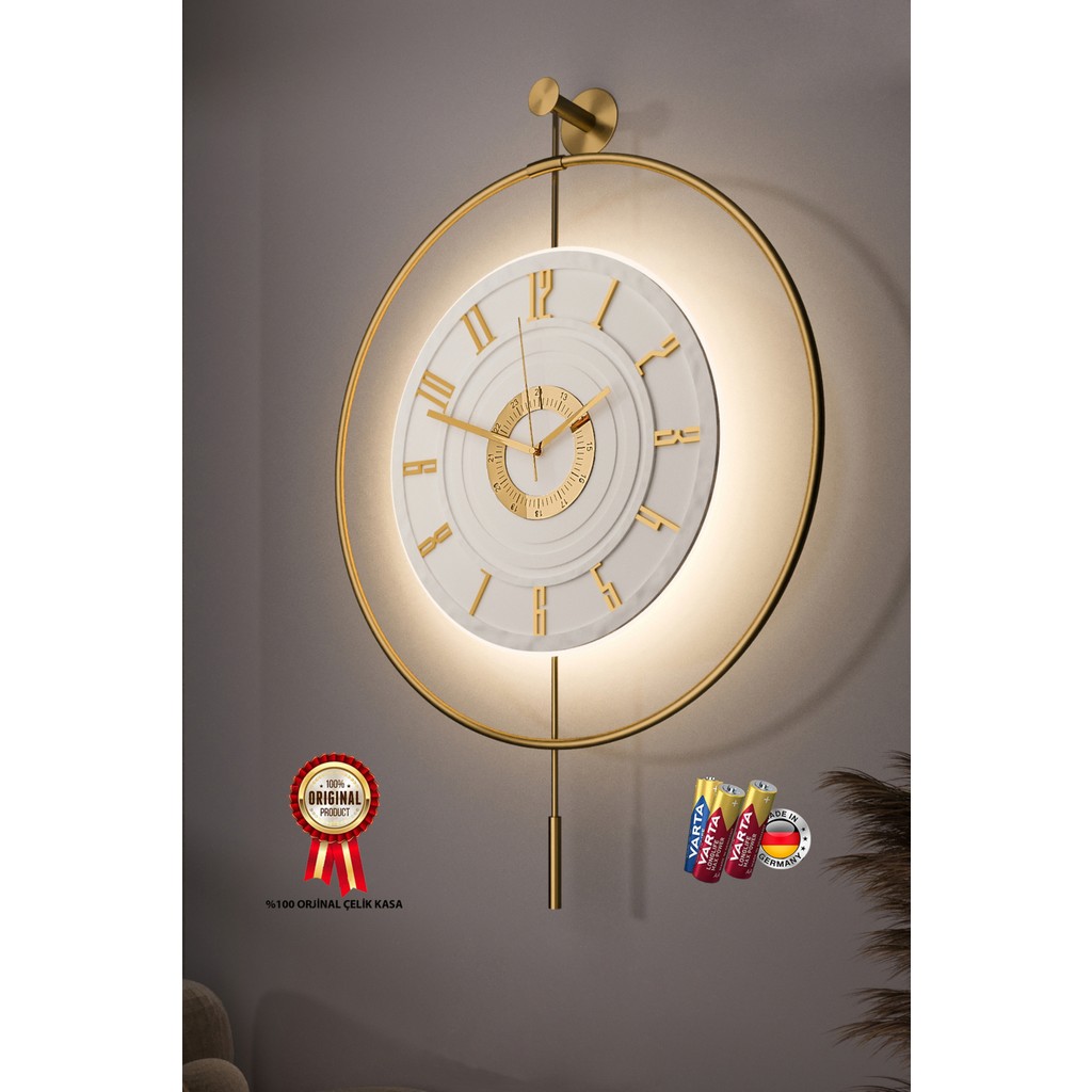MetaQuartz Aksesuar 12-24h - Xxl 60x80cm-Timelless Kristal (Pilli) (Quartz ), Metal (Mobilya) Duvar Saati - Gold - 60 x 80 cm SSD / Solid State Drive Fiyatı
