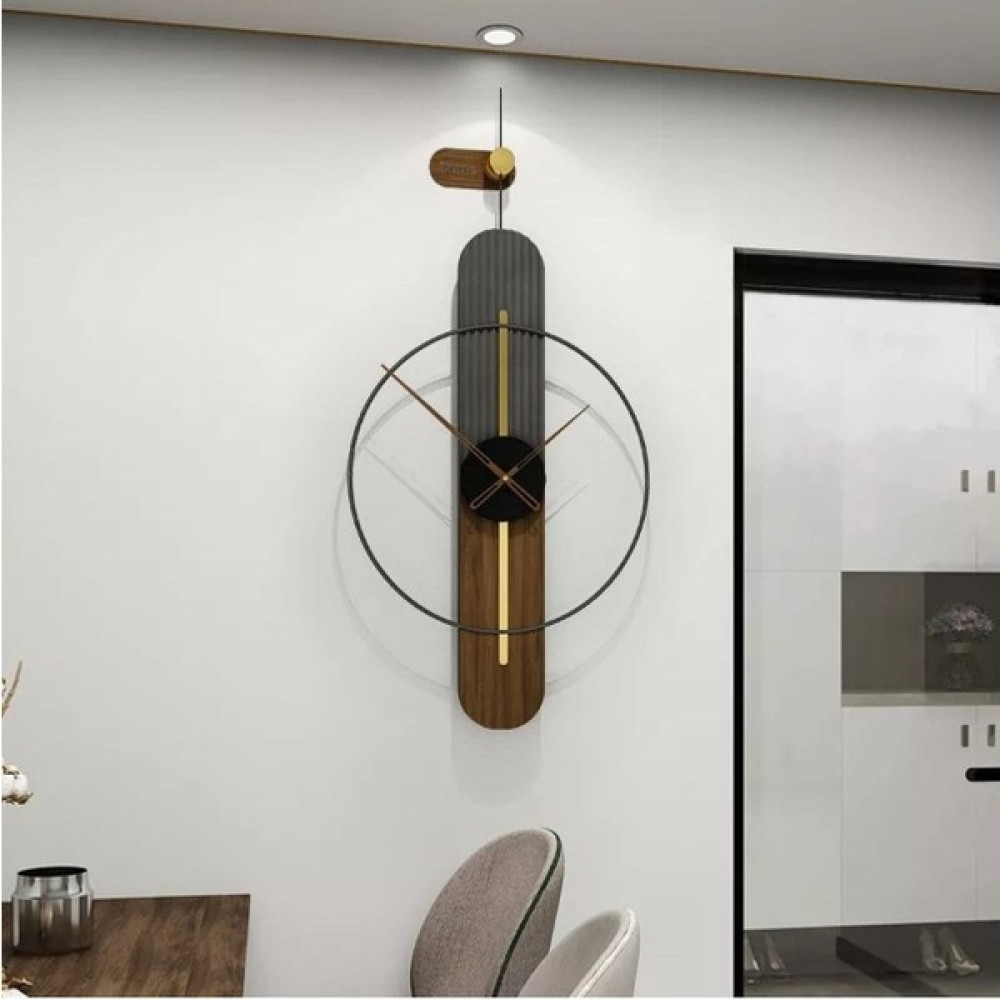 MetaQuartz Aksesuar Siyah Sahra Elegant Plus 90 cm , Modern Dekoratif Ahşap Metal Duvar Saati Modern 40 x 90 Dikdörtgen - 1 cm Dekoratif Saat Fiyatı